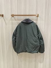 Bottega Veneta Autumn/Winter Woven Leather Collar Tech Down Jacket - 5