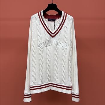 LOUIS VUITTON | V-neck varsity sweater