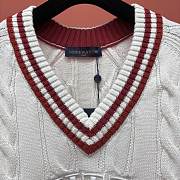 LOUIS VUITTON | V-neck varsity sweater - 6