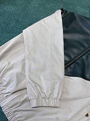 LOUIS VUITTON | mixed leather sweatshirt - 2