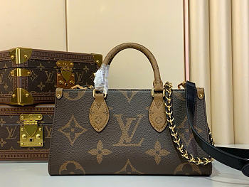LOUIS VUITTON | OnTheGo East West Chain Monogram Reverse Canvas