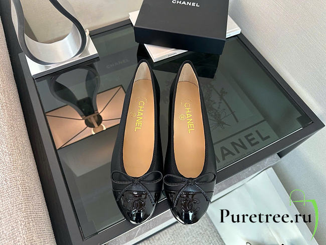 CHANEL | Ballet Shoes In Black Color - 1