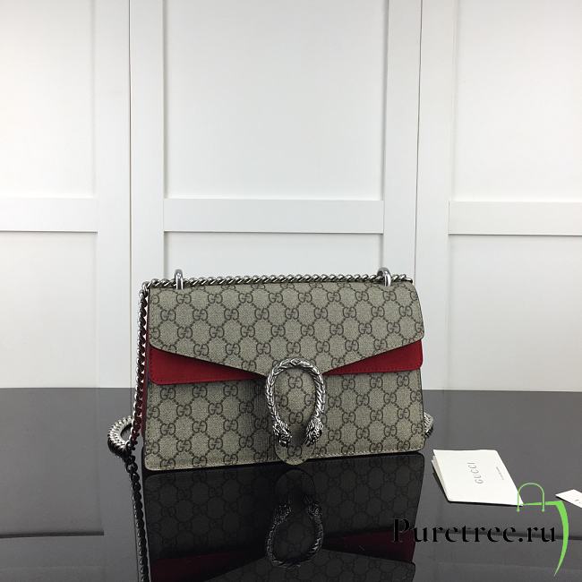 GUCCI | Dionysus Small Bag supreme red - 1