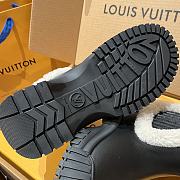 LOUIS VUITTON | V Winter runway-style wool Chelsea and ankle boots black - 5