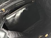 CHANEL | 22 Handbag Shiny Calfskin & Gold-Tone Metal Black AS3261 - 3