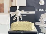 CHANEL | 22 mini bag Glossy Calfskin & Gold Metal Yellow AS3260 - 2