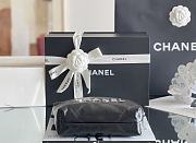 CHANEL | 22 mini bag Glossy Calfskin & Silver Metal Black AS3260 - 4