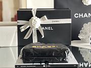 CHANEL | 22 mini bag Glossy Calfskin & Gold Metal Black AS3260 - 2