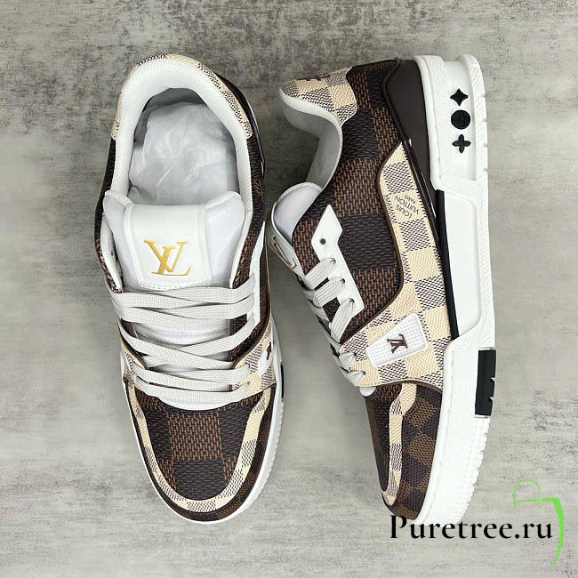 LOUIS VUITTON | Trainer Brown Sneakers - 1