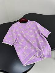 GUCCI | New GG Wool Jacquard Sweater Purple - 5