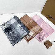 Burberry wool and cashmere scarf 02 - 5