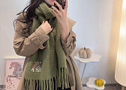 Loewe mohair scarf in green - 1
