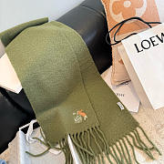 Loewe mohair scarf in green - 2