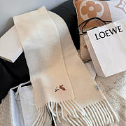 Loewe mohair scarf in white - 2