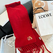 Loewe mohair scarf in red - 1