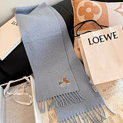 Loewe mohair scarf in blue - 1