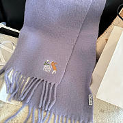 Loewe mohair scarf in purble - 2