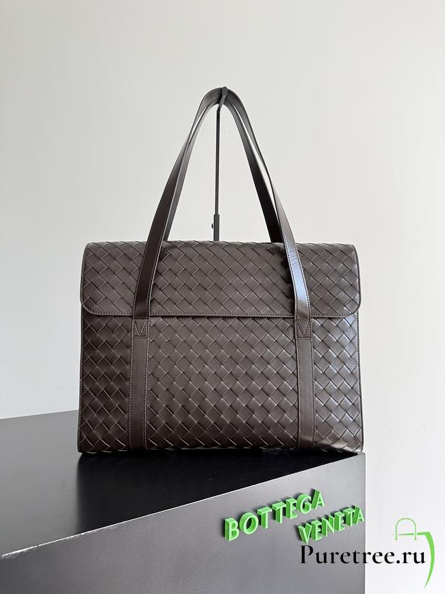 BOTTEGA VENETA | Intrecciato Portfolio Flap Briefcase Fondant - 1