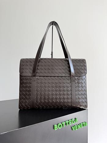 BOTTEGA VENETA | Intrecciato Portfolio Flap Briefcase Fondant