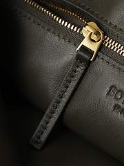 BOTTEGA VENETA | Hop Intrecciato suede shoulder bag Cypress - 6