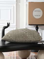 BOTTEGA VENETA | Large Hop Intrecciato suede shoulder bag Cypress - 2