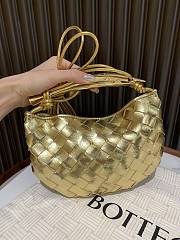 BOTTEGA VENETA | Sardine intrecciato metallic leather gold - 1