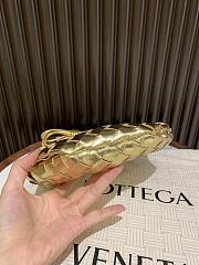 BOTTEGA VENETA | Sardine intrecciato metallic leather gold - 5