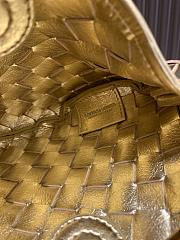 BOTTEGA VENETA | Sardine intrecciato metallic leather gold - 3