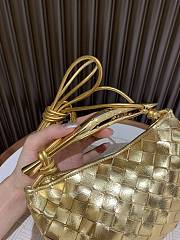 BOTTEGA VENETA | Sardine intrecciato metallic leather gold - 2
