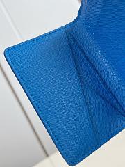 LOUIS VUITTON | Passport Wallet Blue M26795 - 6