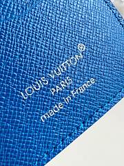 LOUIS VUITTON | Passport Wallet Blue M26795 - 3