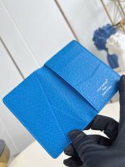 LOUIS VUITTON | Passport Wallet Blue M26795 - 5