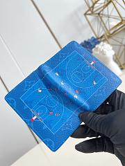 LOUIS VUITTON | Passport Wallet Blue M26795 - 4