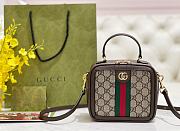 GUCCI | Ophidia Shoulder Bag Brown Leather Plastic - 1