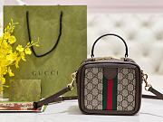 GUCCI | Ophidia Shoulder Bag Brown Leather Plastic - 4