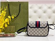 GUCCI | Ophidia Mini Shoulder Bag Navy Blue - 5