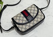 GUCCI | Ophidia Mini Shoulder Bag Navy Blue - 4