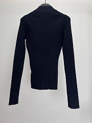 Miumiu knitted cardigan navy blue - 3