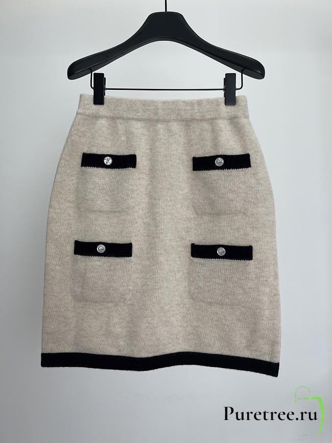 Chanel knitted skirt - 1