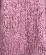 Celine new knitted fir in pink - 2