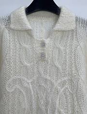 Celine new knitted fir in white - 4