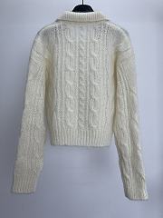 Celine new knitted fir in white - 3