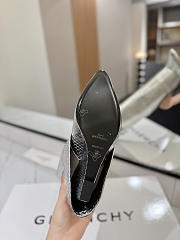 Givenchy Shark Lock Boots In Silver  - 5