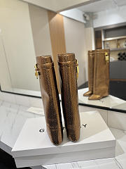 Givenchy Shark Lock Boots In Gold - 4
