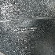 BOTTEGA VENETA | Concert Pouch  Intrecciato lamina leather Silver/Fresh Mint - 4