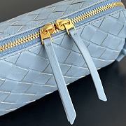 BOTTEGA VENETA | Concert Pouch Intrecciato nappa leather blue - 6
