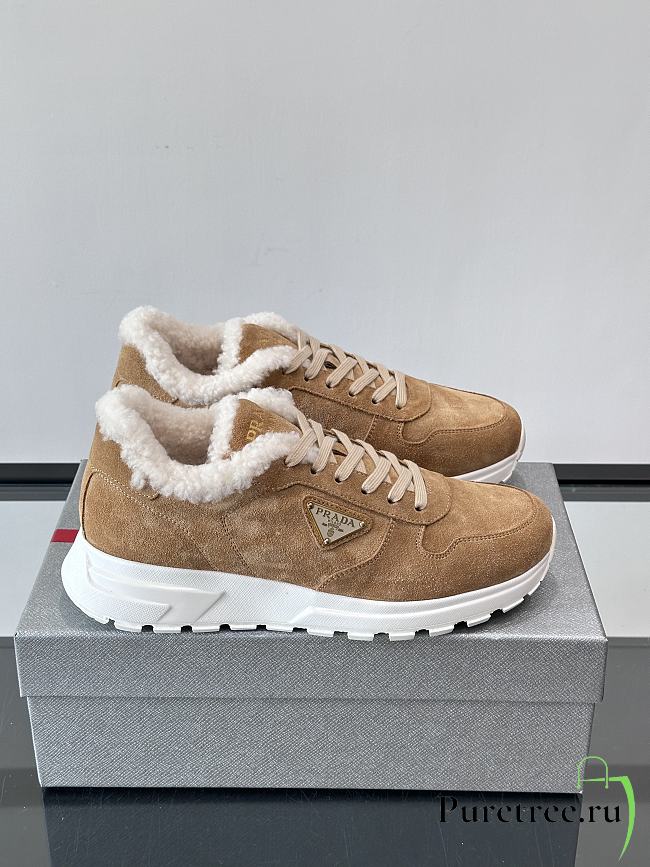 Prada velvet suede sneakers 02 - 1