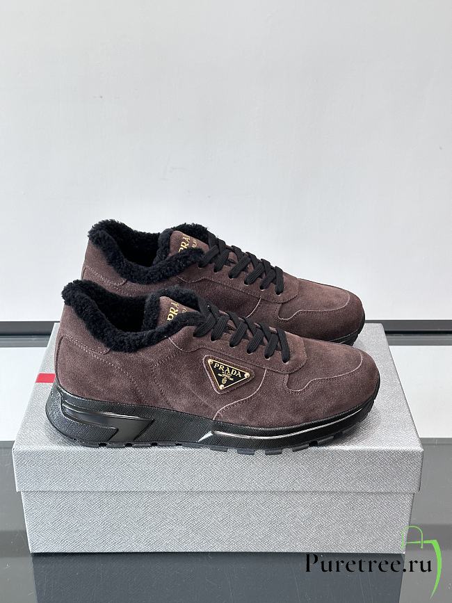 Prada velvet suede sneakers 04 - 1