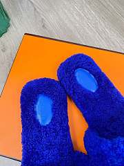 HERMES | Furry Flat Slippers 01 - 4