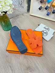 HERMES | Furry Flat Slippers 03 - 6